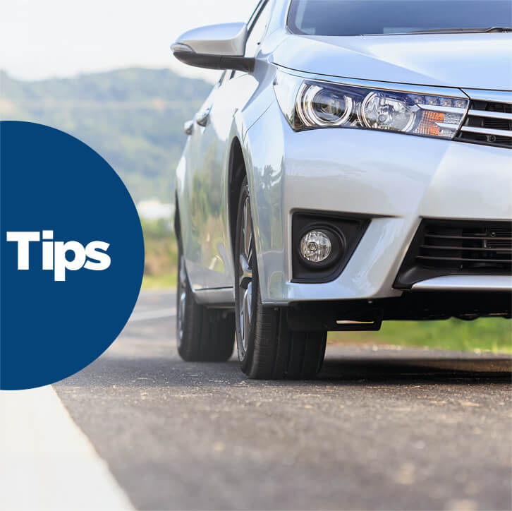 Driver reviewing car buying tips